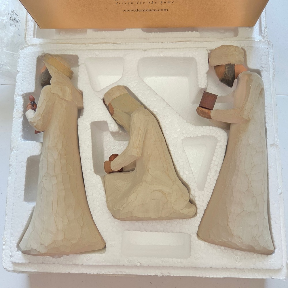 Willow Tree The Three Wisemen 3 Piece Nativity Set Susan Lordi Demdaco 26027